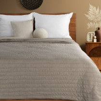 Jednoduchý prehoz SELEN bežový - 170x210 cm Jednoduchý prehoz SELEN bežový - 170x210 cm